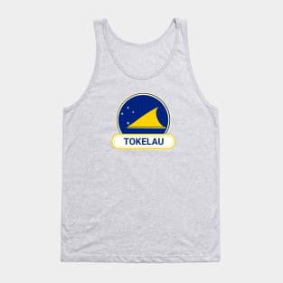 Tokelau Country Badge - Tokelau Flag Tank Top